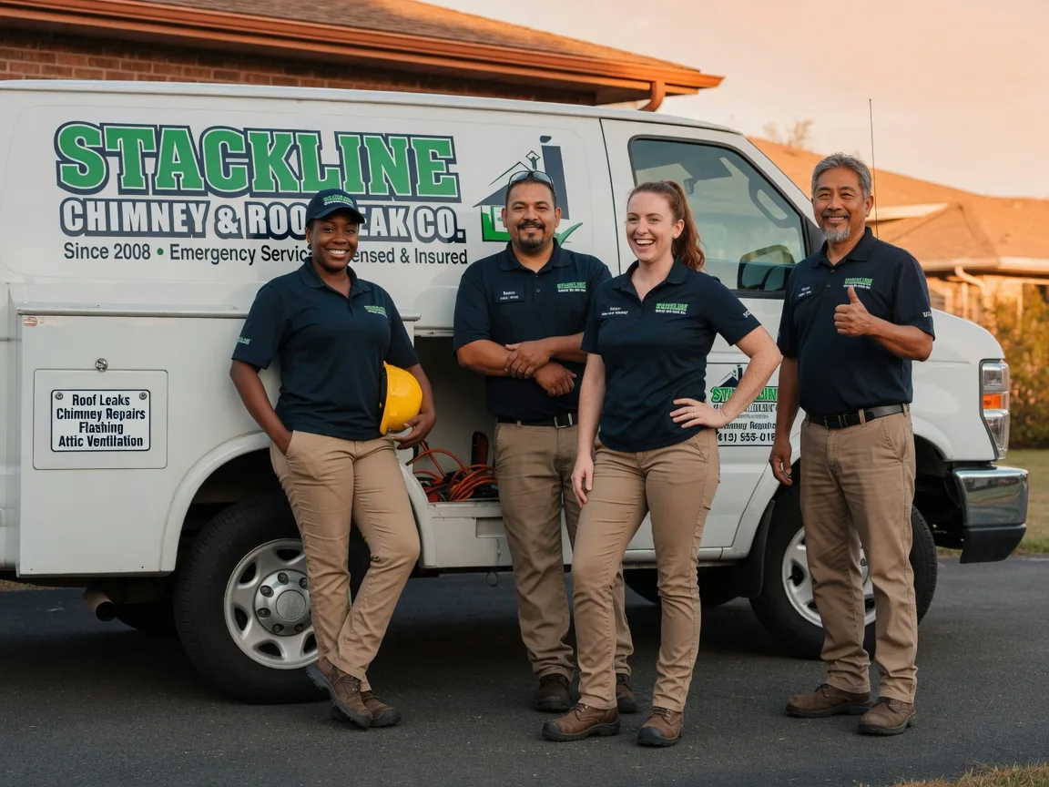 Chimney flashing repair company in Warren, OH